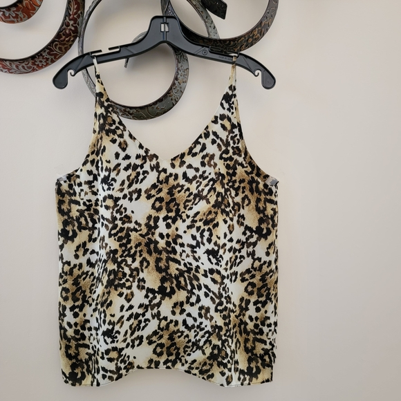 Shinestar Leopard Print Camisole Top - Picture 2 of 3